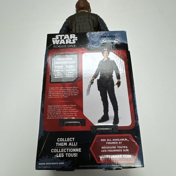 Jakks Star Wars Big-Figs Jyn Erso Rogue One W/ Blaster 18" Action Figure - Picture 3 of 3